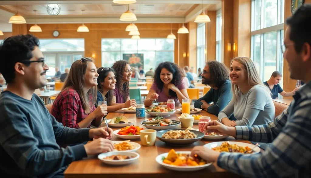 college dining halls